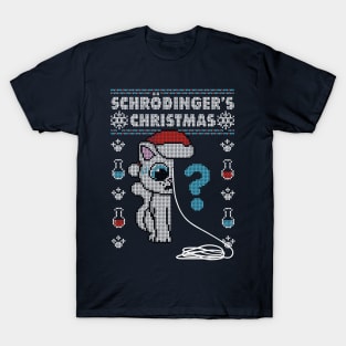 Schrödinger's Christmas! - Ugly Christmas Sweater T-Shirt